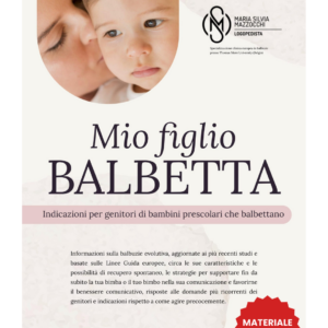 Mio figlio BALBETTA